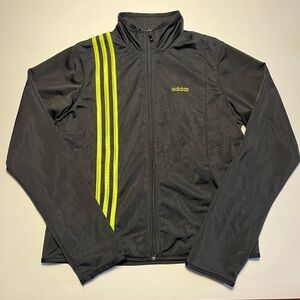 Y2K Adidas Neon Striped Track Jacket